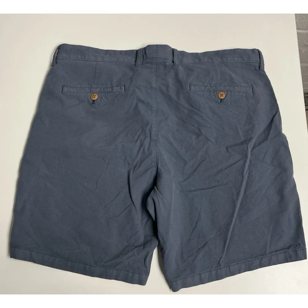 Johnnie-O Santiago Cotton Stretch Shorts sz 36 Blue Wake Pima Cotton